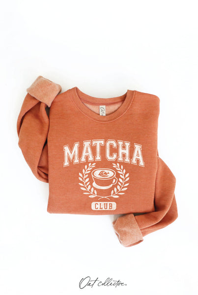 MATCHA CLUB Graphic Sweatshirt