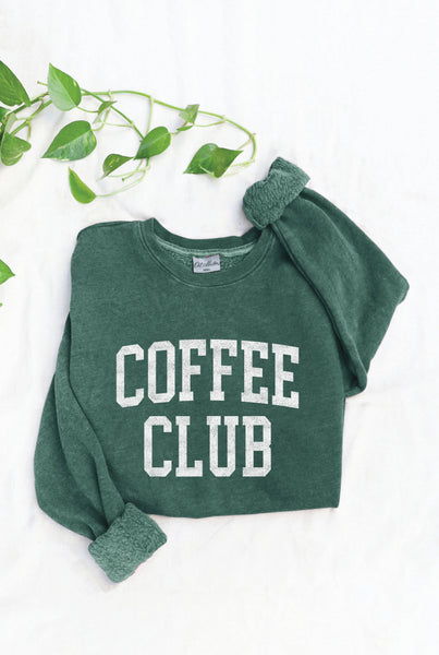 COFFEE CLUB Mineral Graphic Sweatshirt