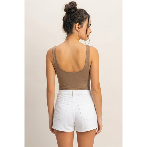 Scoop Neck Tank Bodysuit
