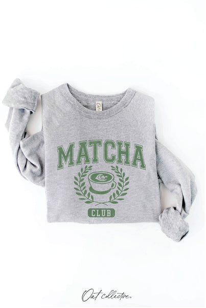 MATCHA CLUB Graphic Sweatshirt