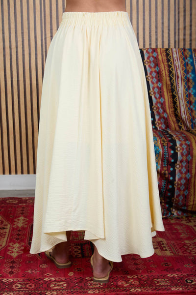 BOX PLEATED MIDI SKIRT