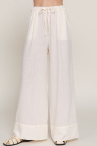 Active Basics Linen Palazzo Pants