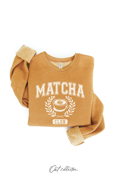 MATCHA CLUB Graphic Sweatshirt