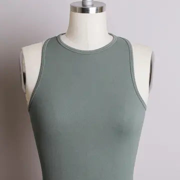Leto Cropped Brami with High Neckline