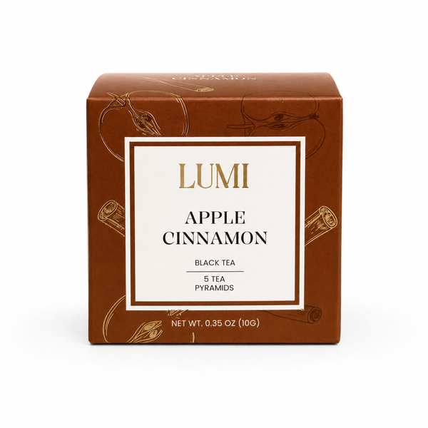 Fall Apple Cinnamon Black Tea - 5 Premium Tea Bags