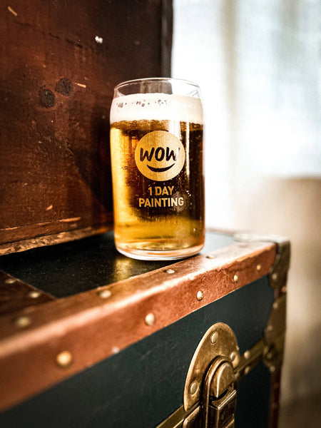 Customized Beer Can Glass
