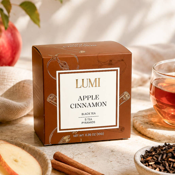 Fall Apple Cinnamon Black Tea - 5 Premium Tea Bags