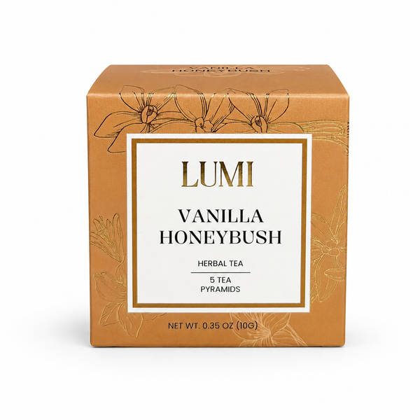 Vanilla Honeybush Herbal Tea - 5 Premium Tea Bags