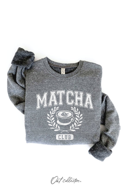 MATCHA CLUB Graphic Sweatshirt