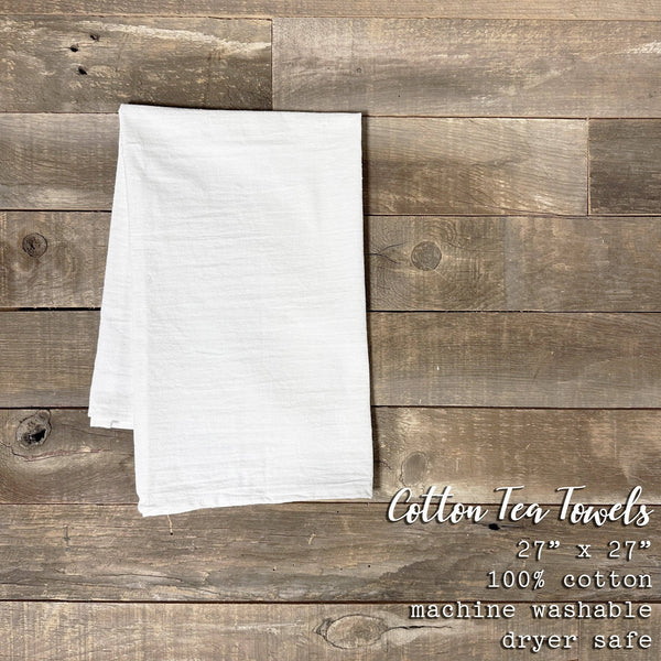 Area Code - Custom Cotton Tea Towel