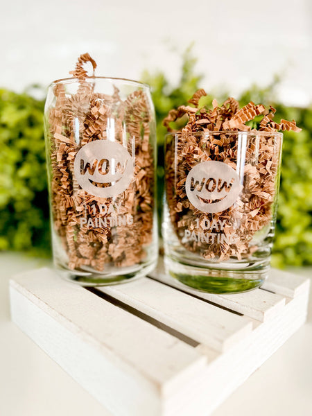 Customized Beer Can Glass