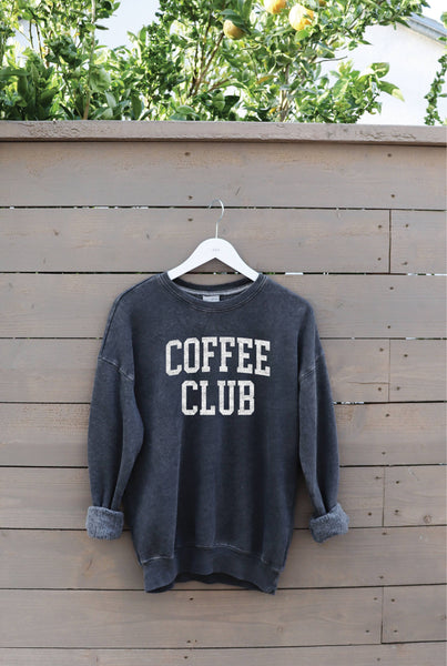 COFFEE CLUB Mineral Graphic Sweatshirt