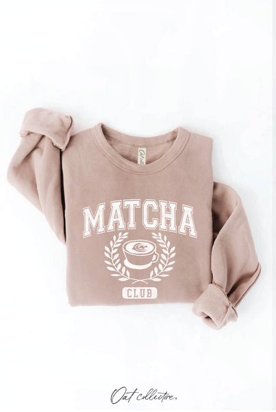 MATCHA CLUB Graphic Sweatshirt