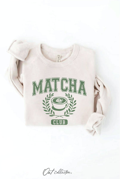 MATCHA CLUB Graphic Sweatshirt