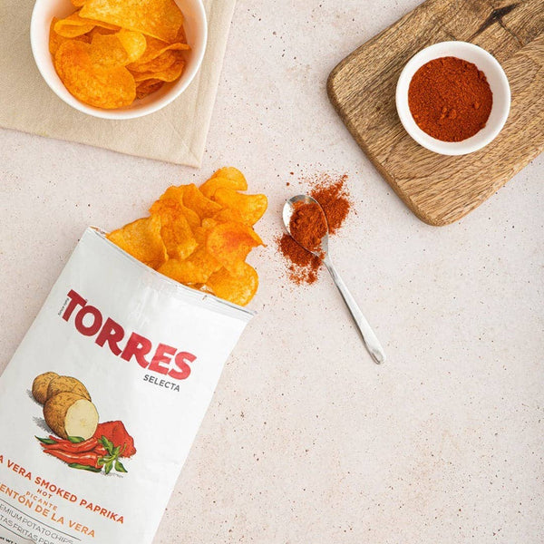 Smoked Hot Paprika Torres Gourmet Potato Chips, 50g SMALL