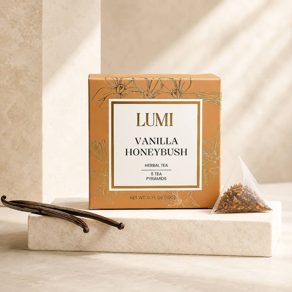 Vanilla Honeybush Herbal Tea - 5 Premium Tea Bags