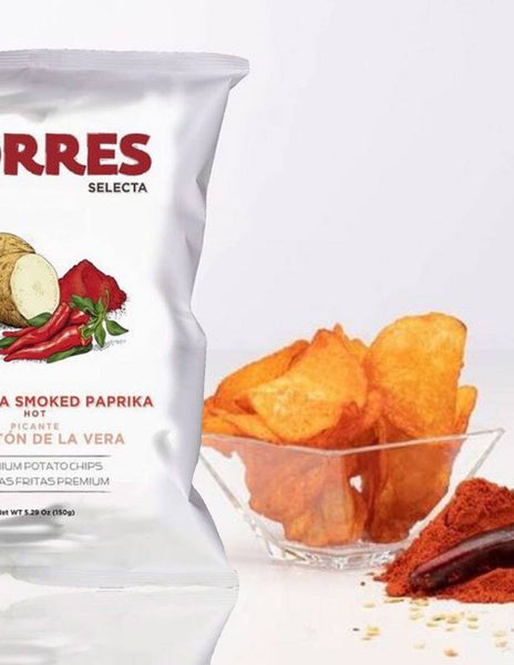 Smoked Hot Paprika Torres Gourmet Potato Chips, 50g SMALL