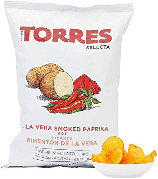 Smoked Hot Paprika Torres Gourmet Potato Chips, 50g SMALL
