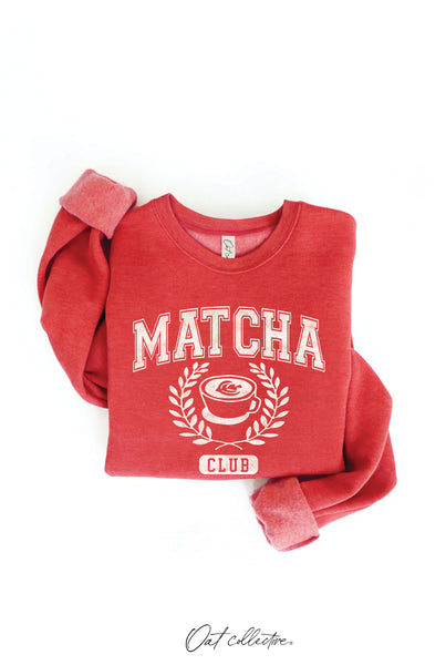 MATCHA CLUB Graphic Sweatshirt