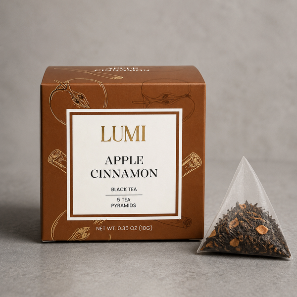 Fall Apple Cinnamon Black Tea - 5 Premium Tea Bags