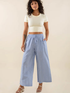 NLT Savannah Striped Culotte Pant