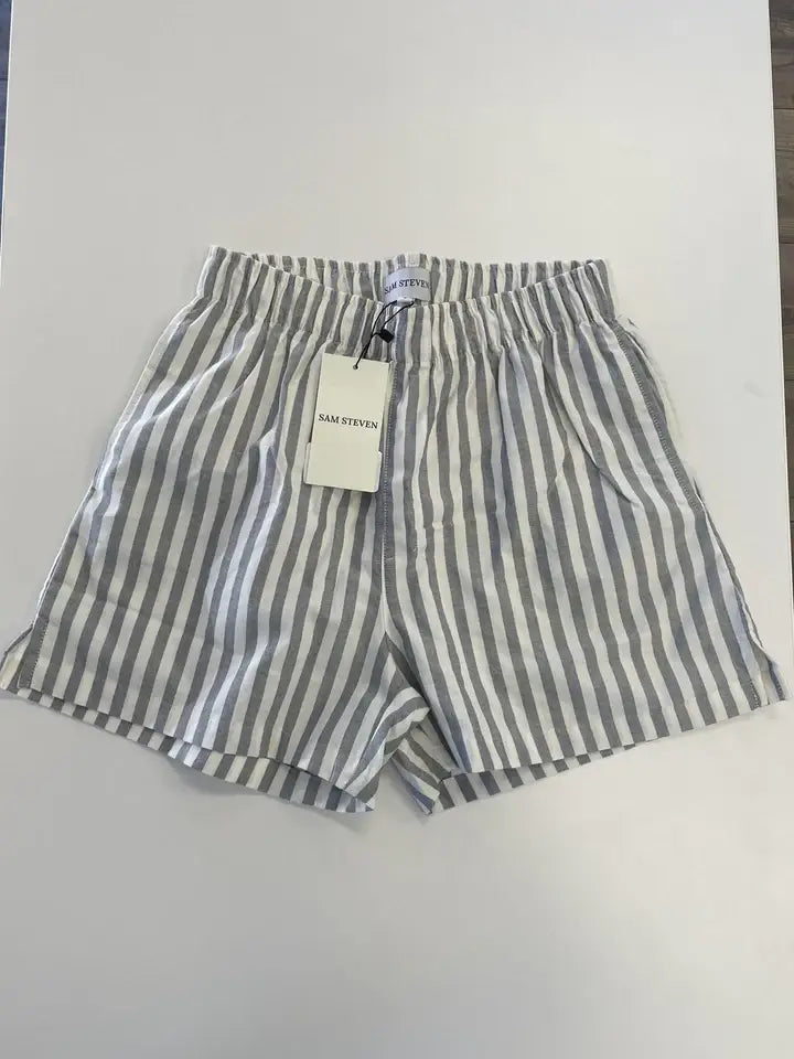 Sam Steven Boxer Style Short- Thick Stripe