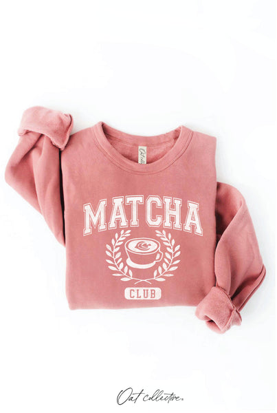 MATCHA CLUB Graphic Sweatshirt