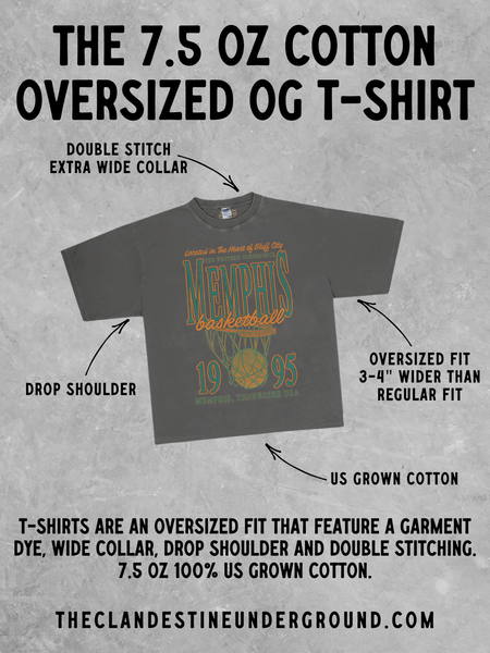 90's Vintage Charlotte Basketball BoxyOversized TShirt