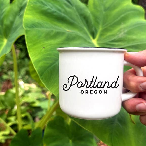 Custom Script 13oz Mug - Your Town and State - Font Elegance