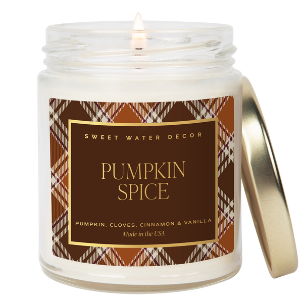 Pumpkin Spice 9 oz Soy Candle - Fall Decor
