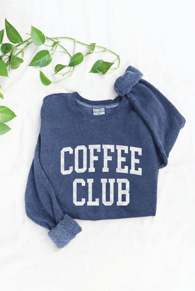 COFFEE CLUB Mineral Graphic Sweatshirt