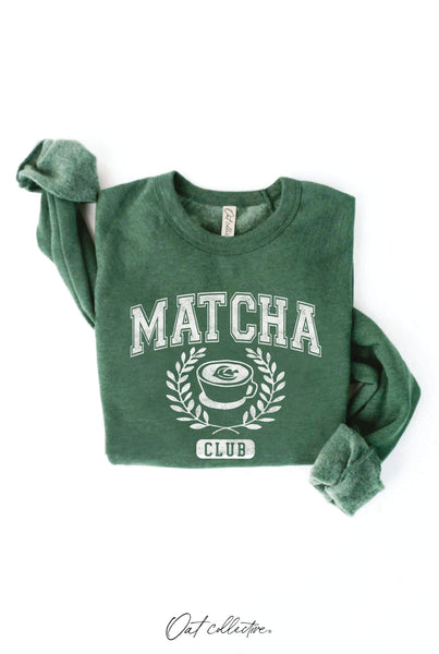 MATCHA CLUB Graphic Sweatshirt