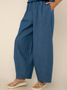 NLT Denim Lantern Pant | High Rise Barrel Jeans