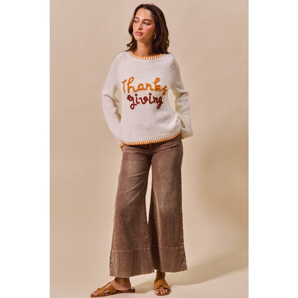 WIDE LEG FLARED WASHED CORDUROY PANTS