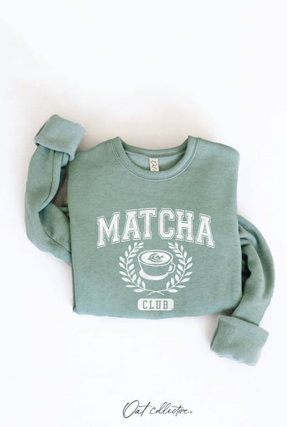 MATCHA CLUB Graphic Sweatshirt