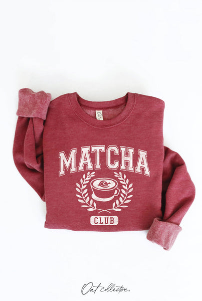 MATCHA CLUB Graphic Sweatshirt