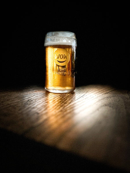 Customized Beer Can Glass