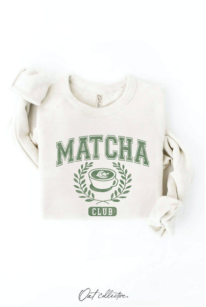MATCHA CLUB Graphic Sweatshirt