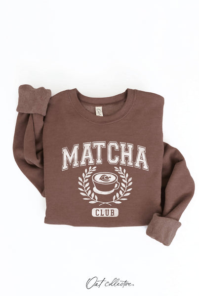MATCHA CLUB Graphic Sweatshirt