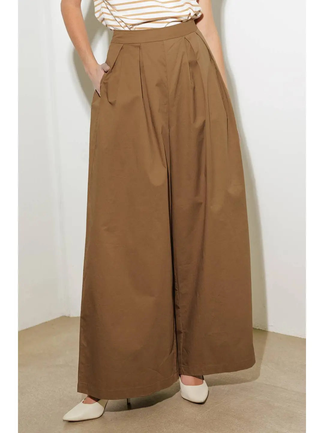 FLYING TOMATO A Solid Woven Pant