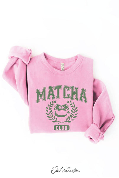 MATCHA CLUB Graphic Sweatshirt