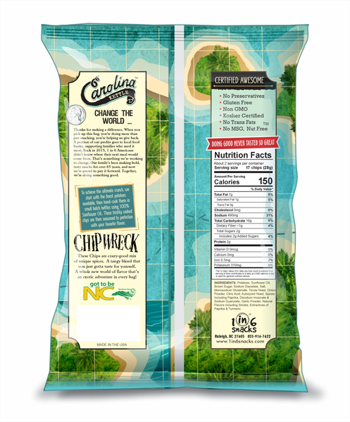 Chip Wreck Kettle Chips 2 oz Case (20)