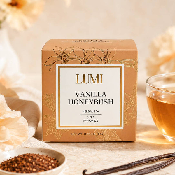 Vanilla Honeybush Herbal Tea - 5 Premium Tea Bags