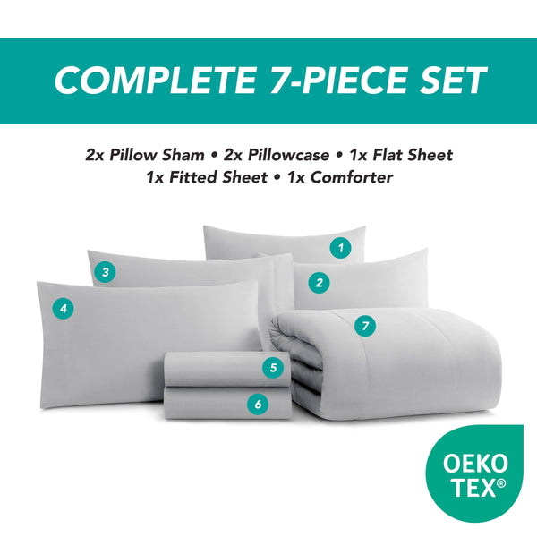 Family Essentials Bed in a Bag Comforter Set