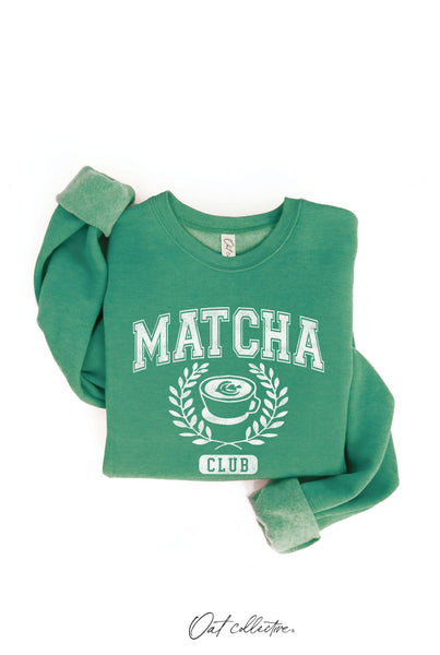 MATCHA CLUB Graphic Sweatshirt