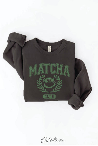 MATCHA CLUB Graphic Sweatshirt